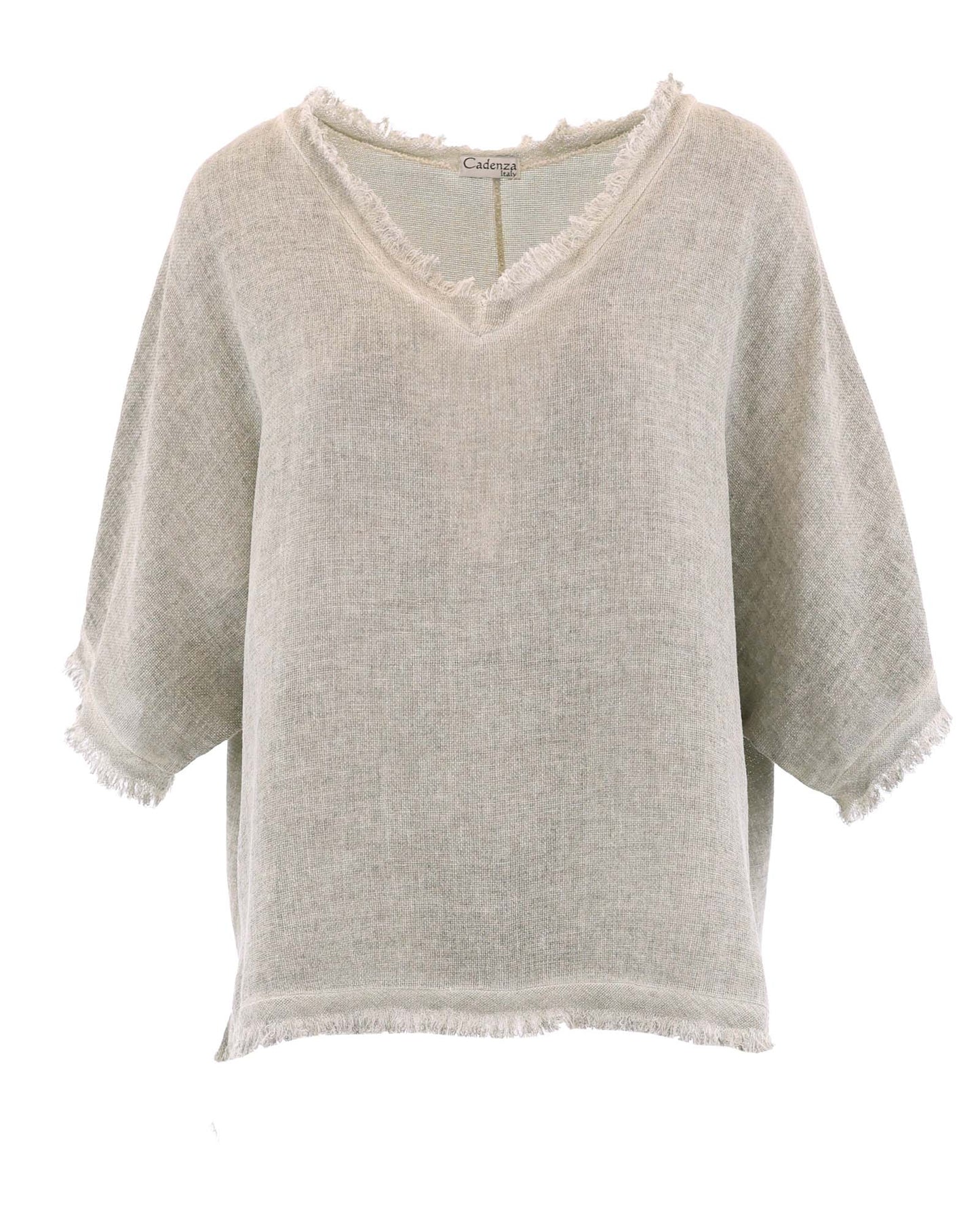 Linen and Cotton Frill Tunic