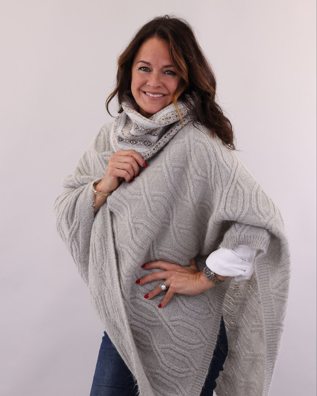 Cashmere Blend Fairisle Snood