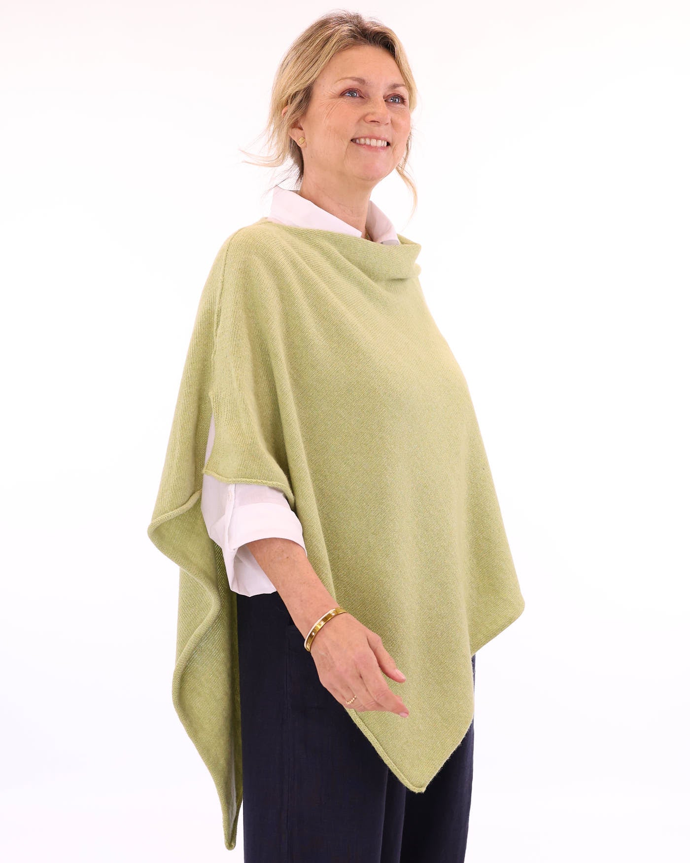 Cashmere Blend Poncho