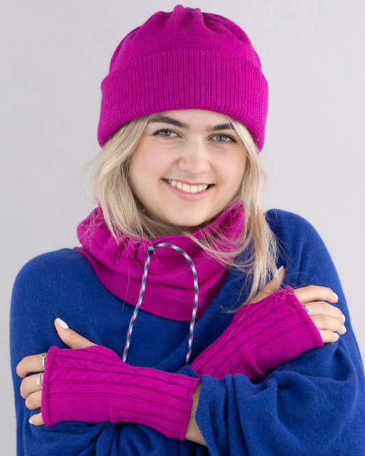 Merino Wool Fishermans Rib Hat