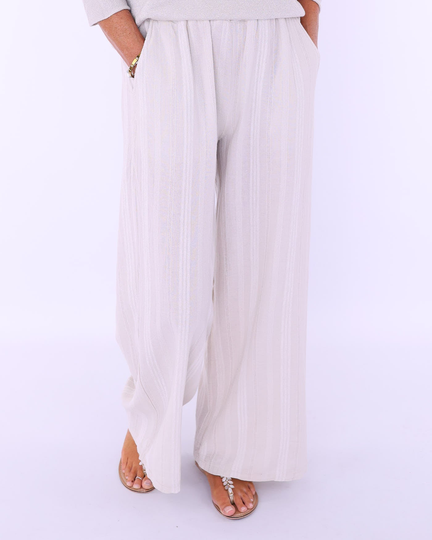Cotton Straight Leg Trousers