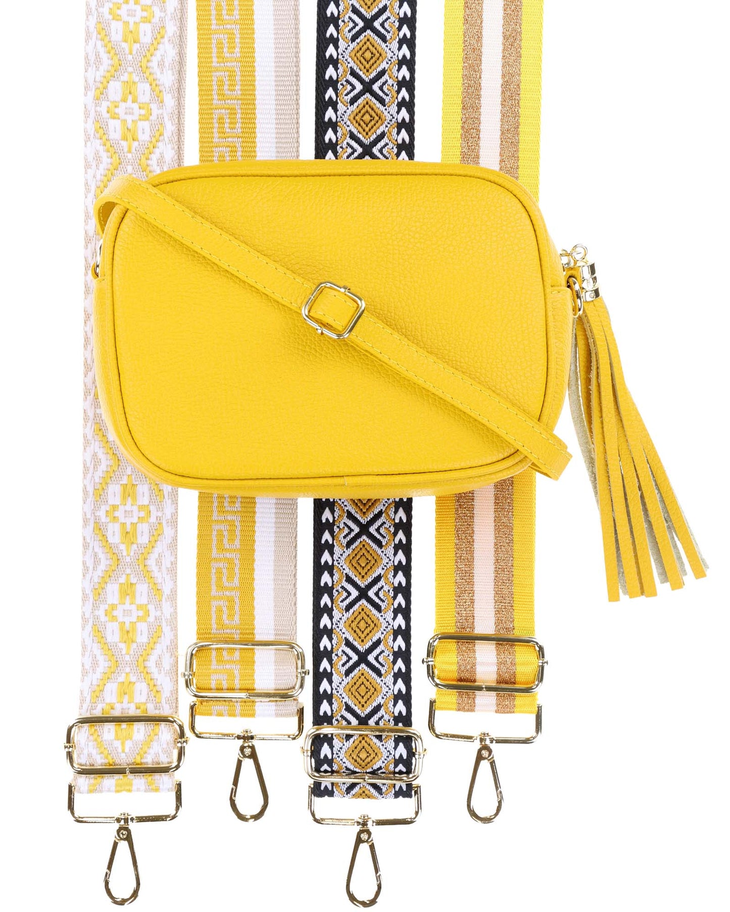 Tassle Crossbody Leather Camera Bag