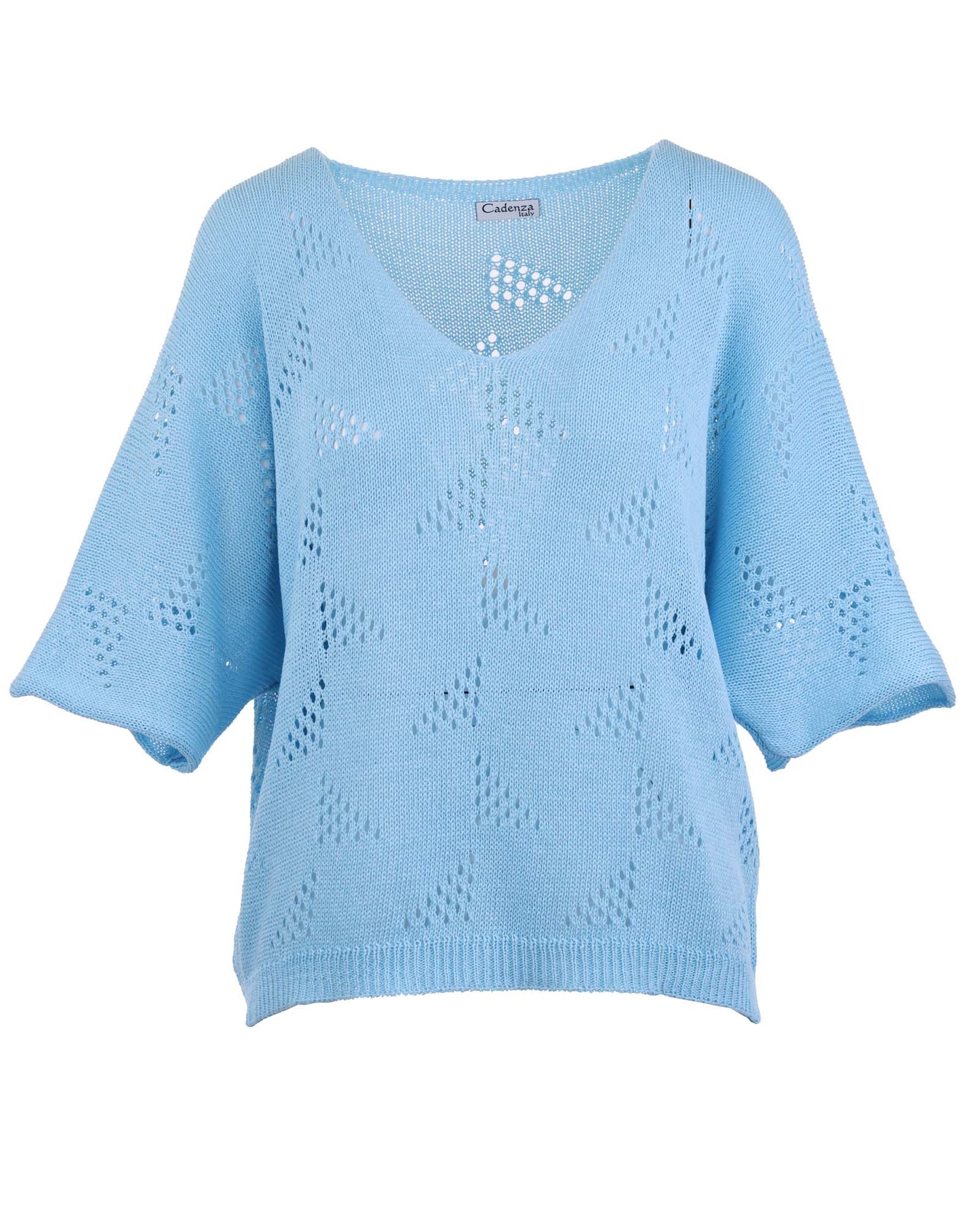 Cotton Blend Patterned Tunic