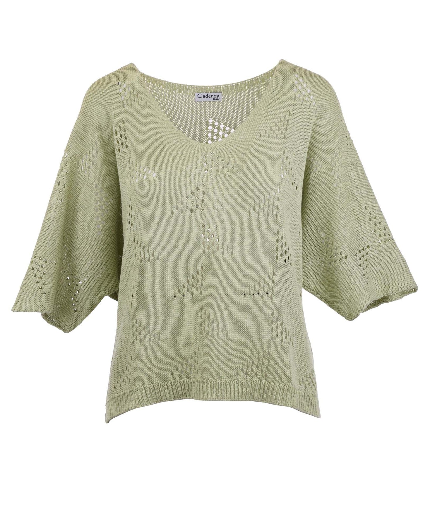 Cotton Blend Patterned Tunic