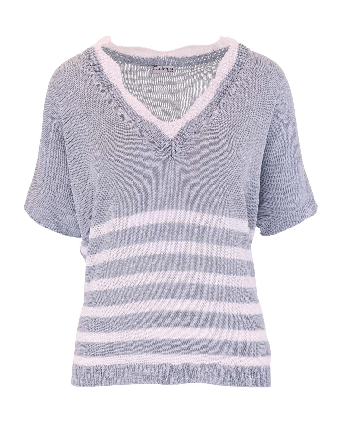 Cotton Blend Wave Top