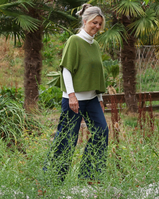 Cashmere Blend Short Tunic Top